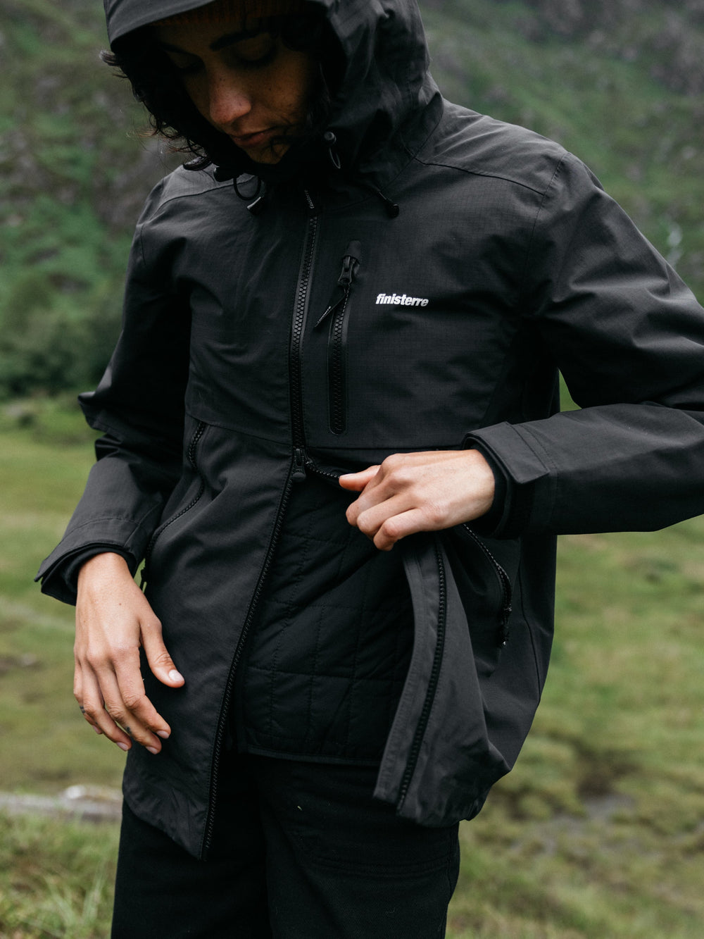 Stormbird Waterproof Jacket in Black