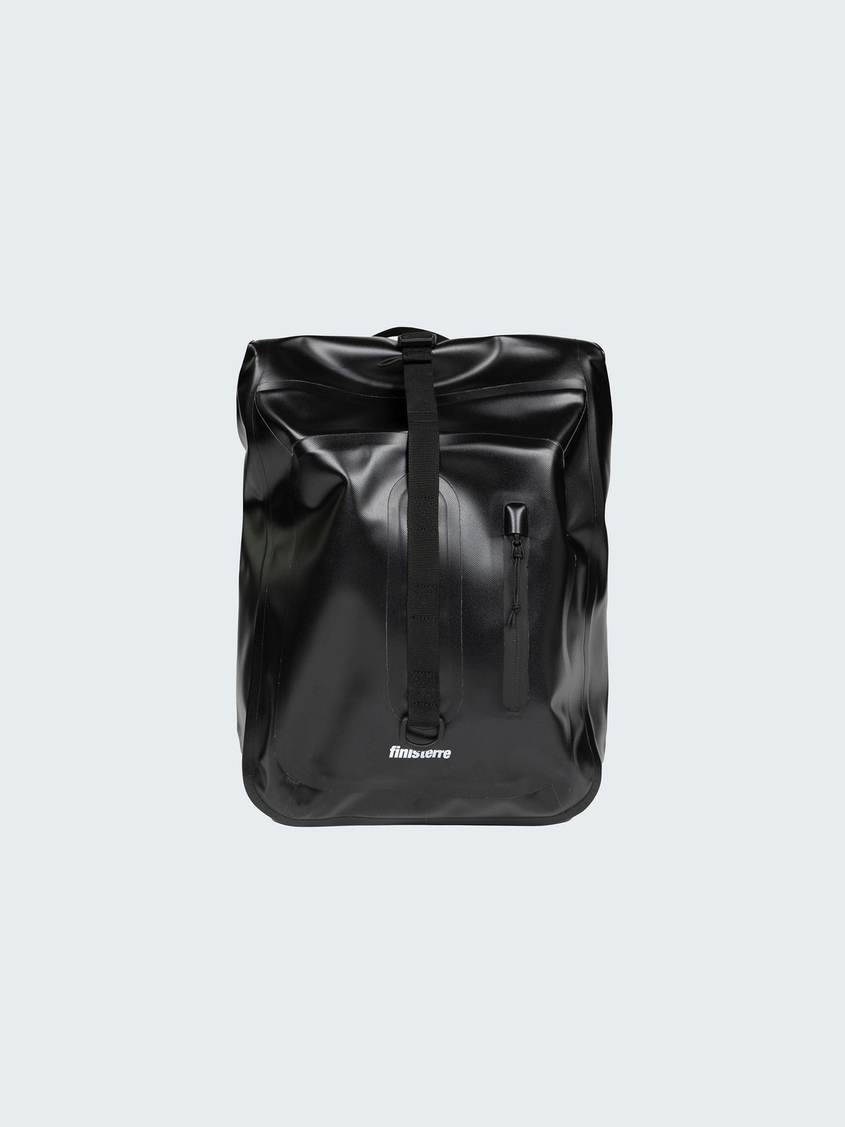 20L Waterproof Roll Top Backpack in Black
