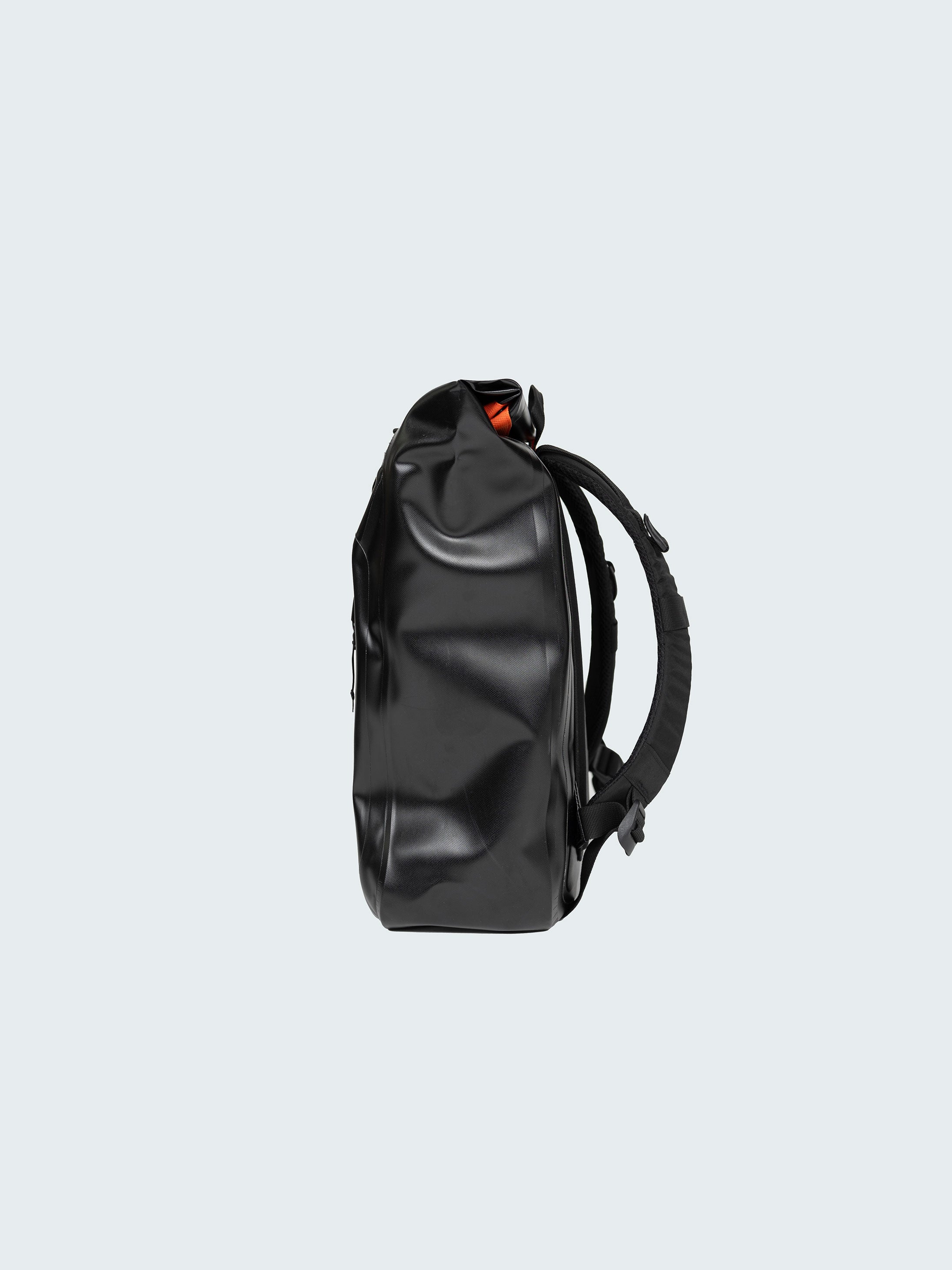 20L Waterproof Roll Top Backpack in Black