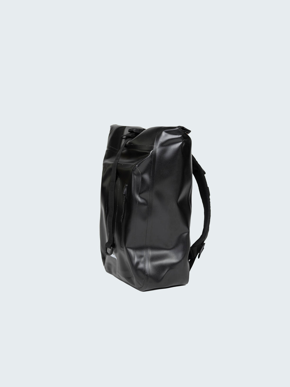 20L Waterproof Roll Top Backpack in Black