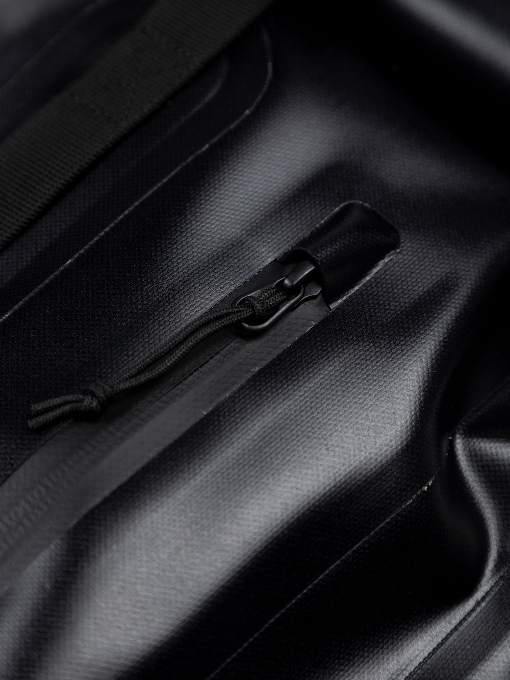 20L Waterproof Roll Top Backpack in Black