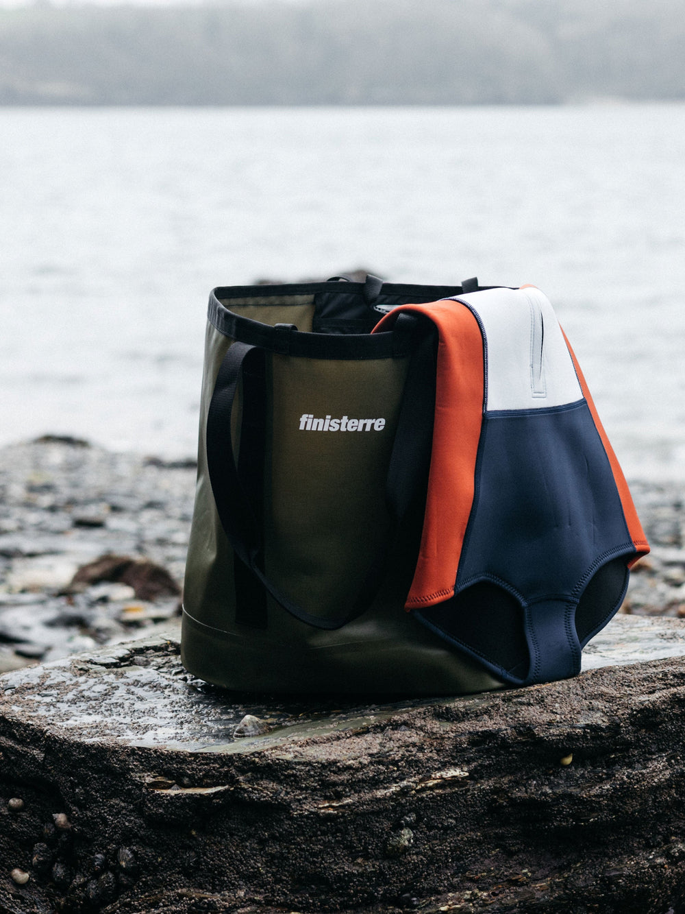 Waterproof 35L Tote Bag in Olive - Drift