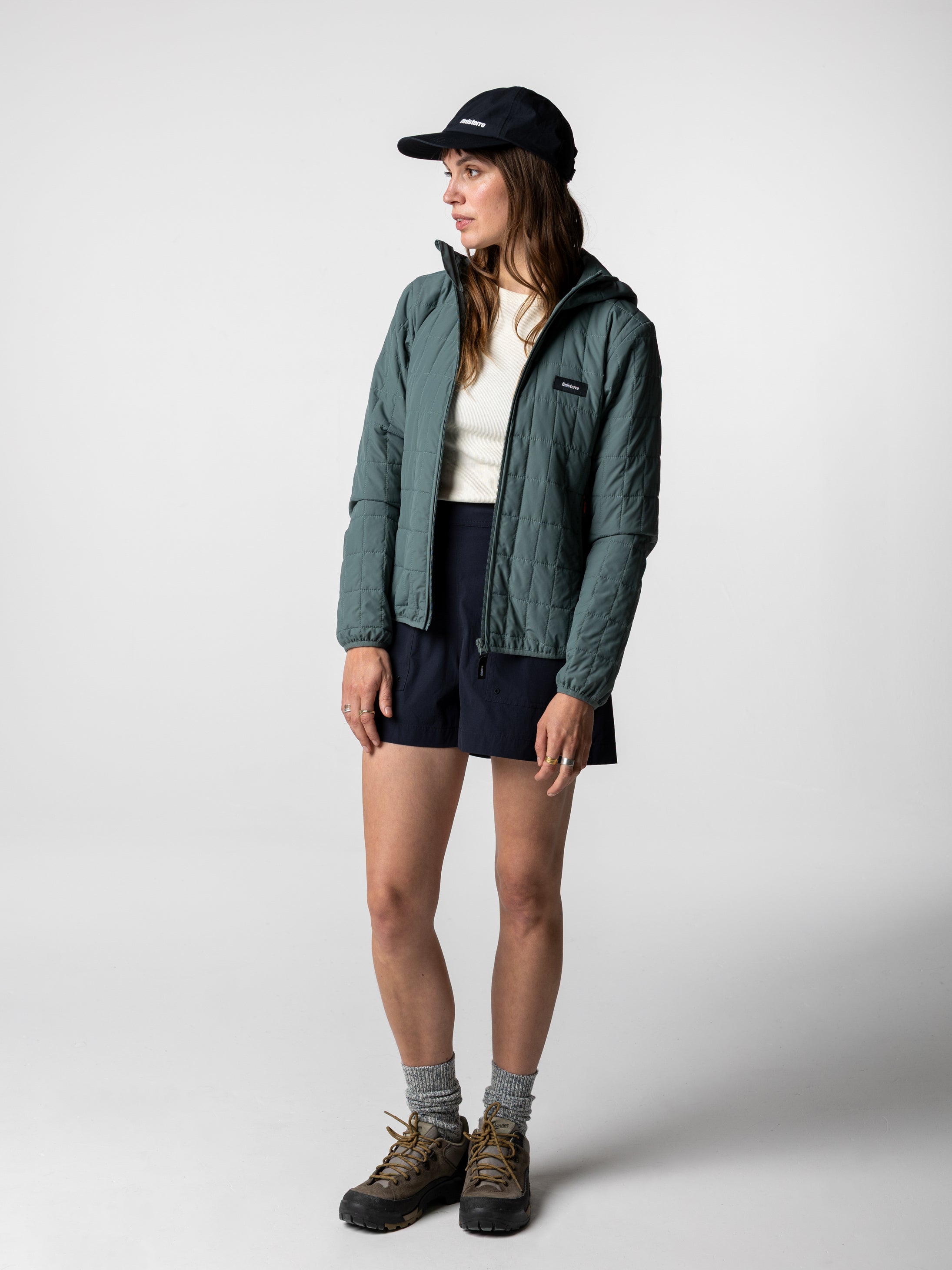 Firecrest Hooded Jacket in Deep Sea