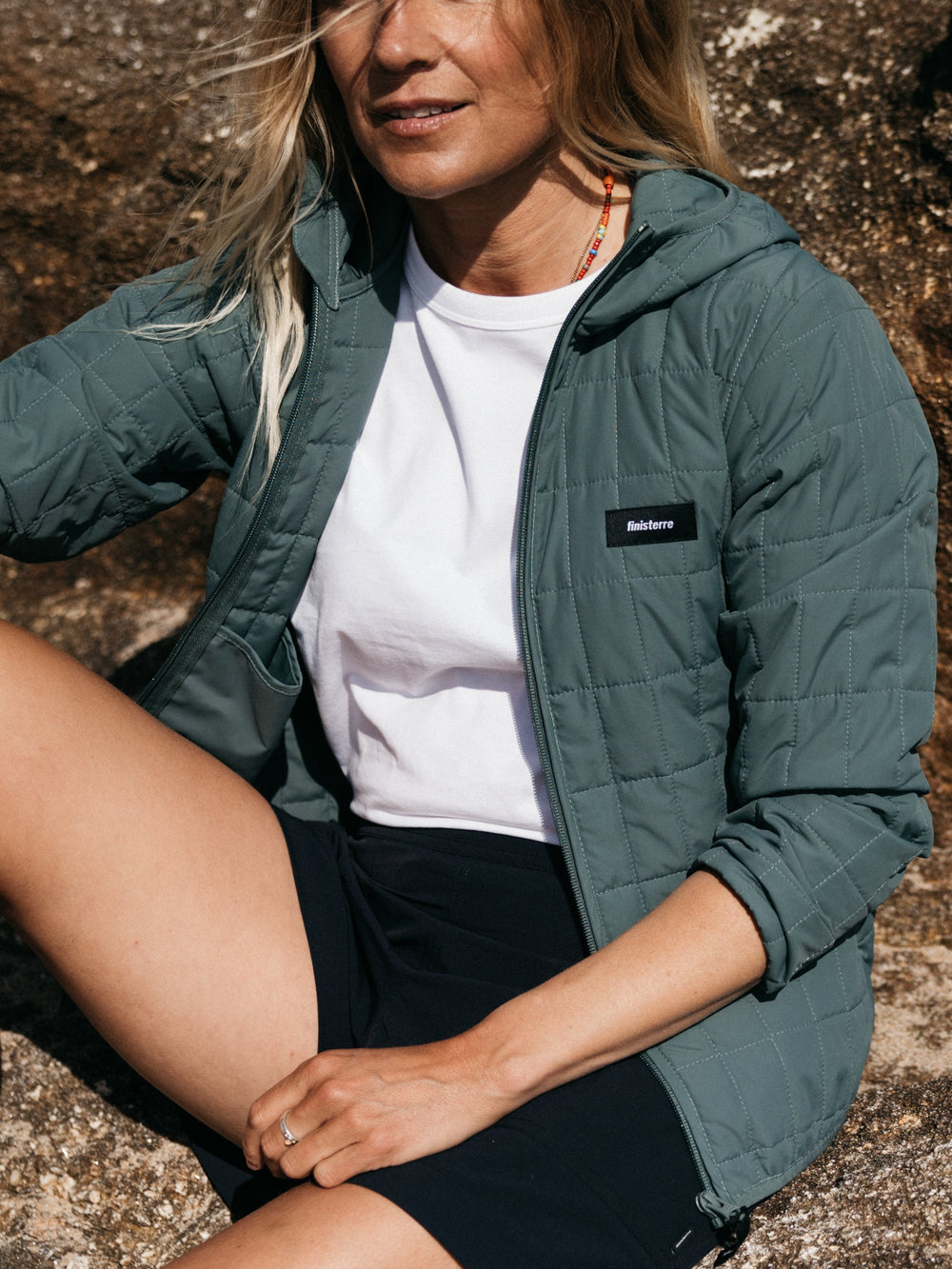 Firecrest Hooded Jacket in Deep Sea