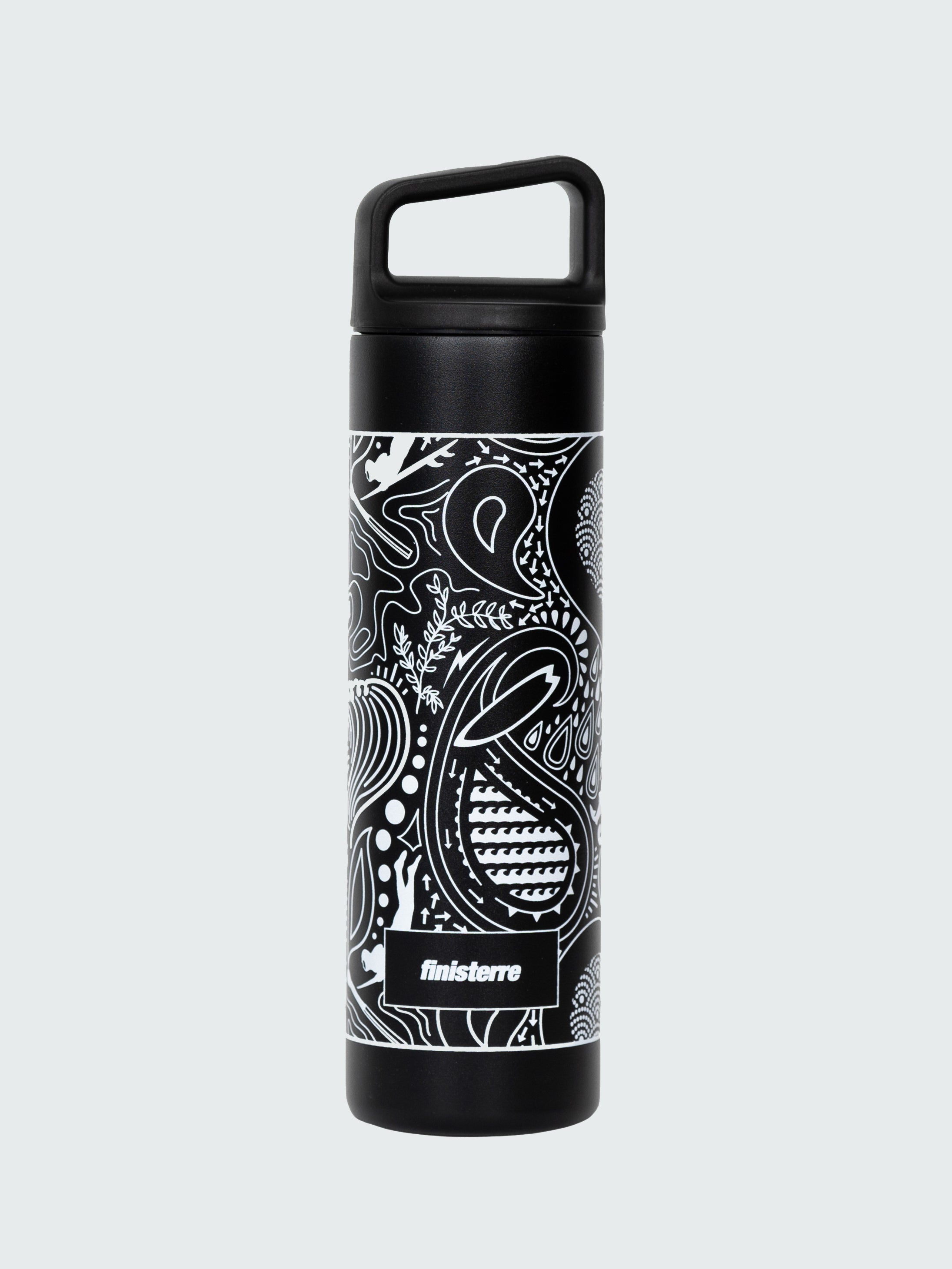MiiR 20oz Wide Mouth Bottle in Black Paisley