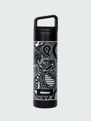 MiiR 20oz Wide Mouth Bottle in Black Paisley