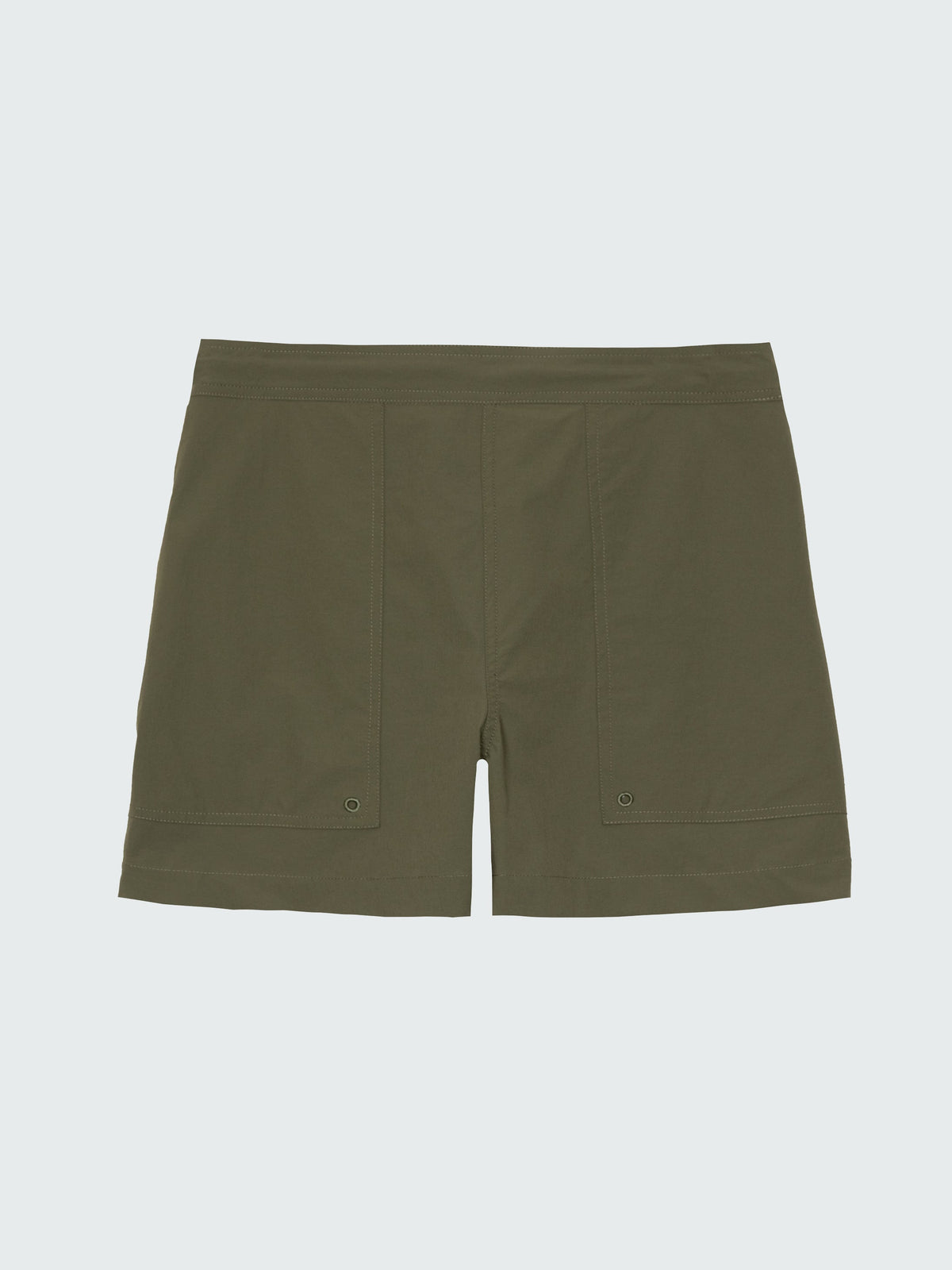 Recycled Hybrid Short in Olive - Walker