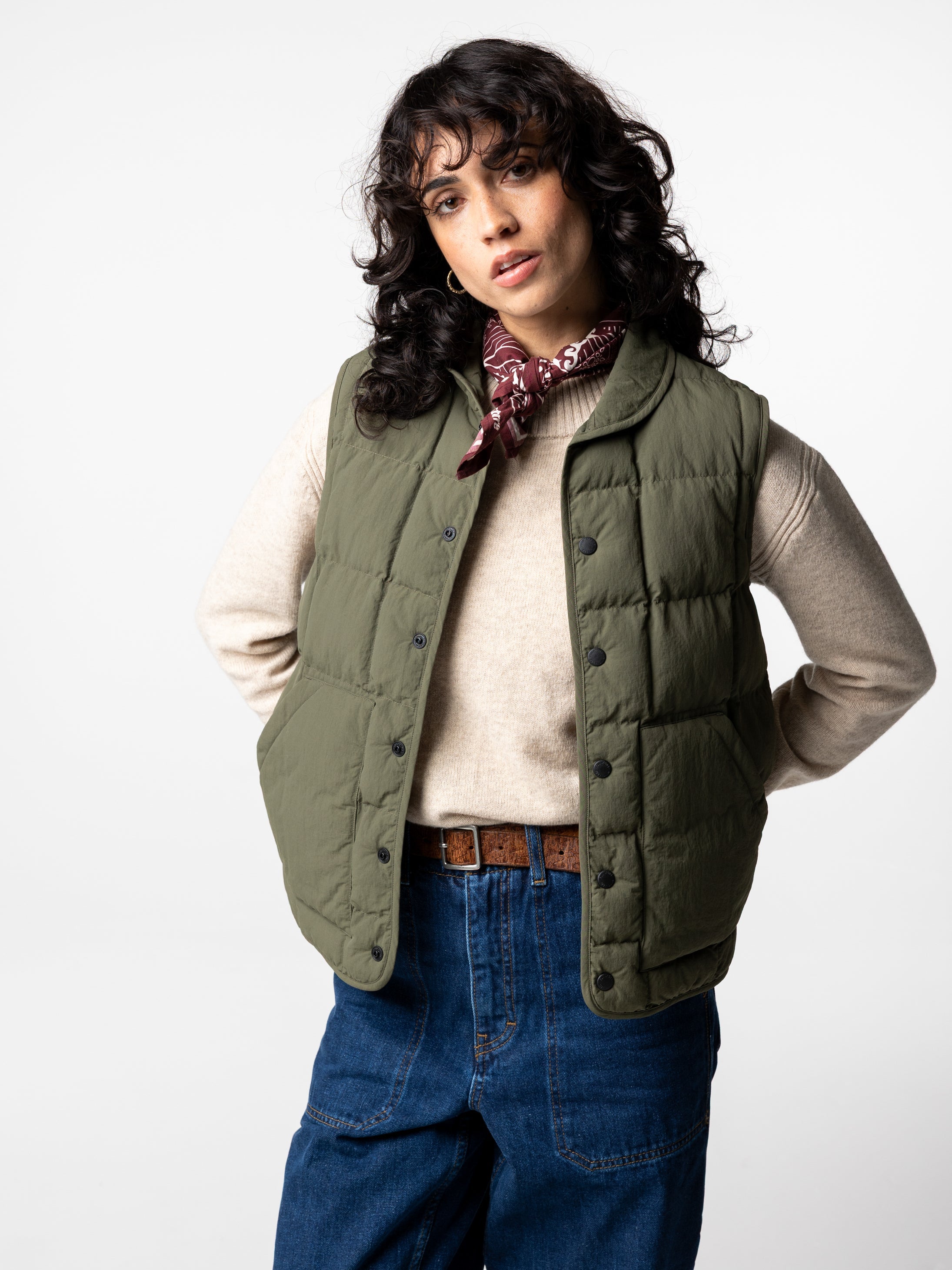 Lapwing Insulated Gilet in Olive