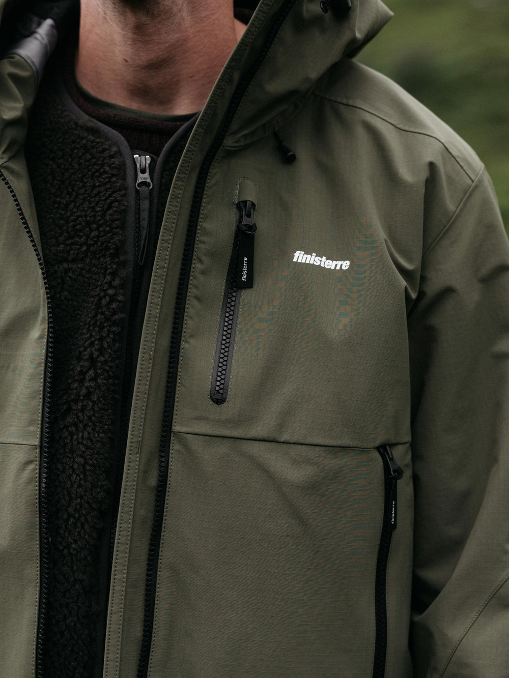 Stormbird Waterproof Jacket in Olive