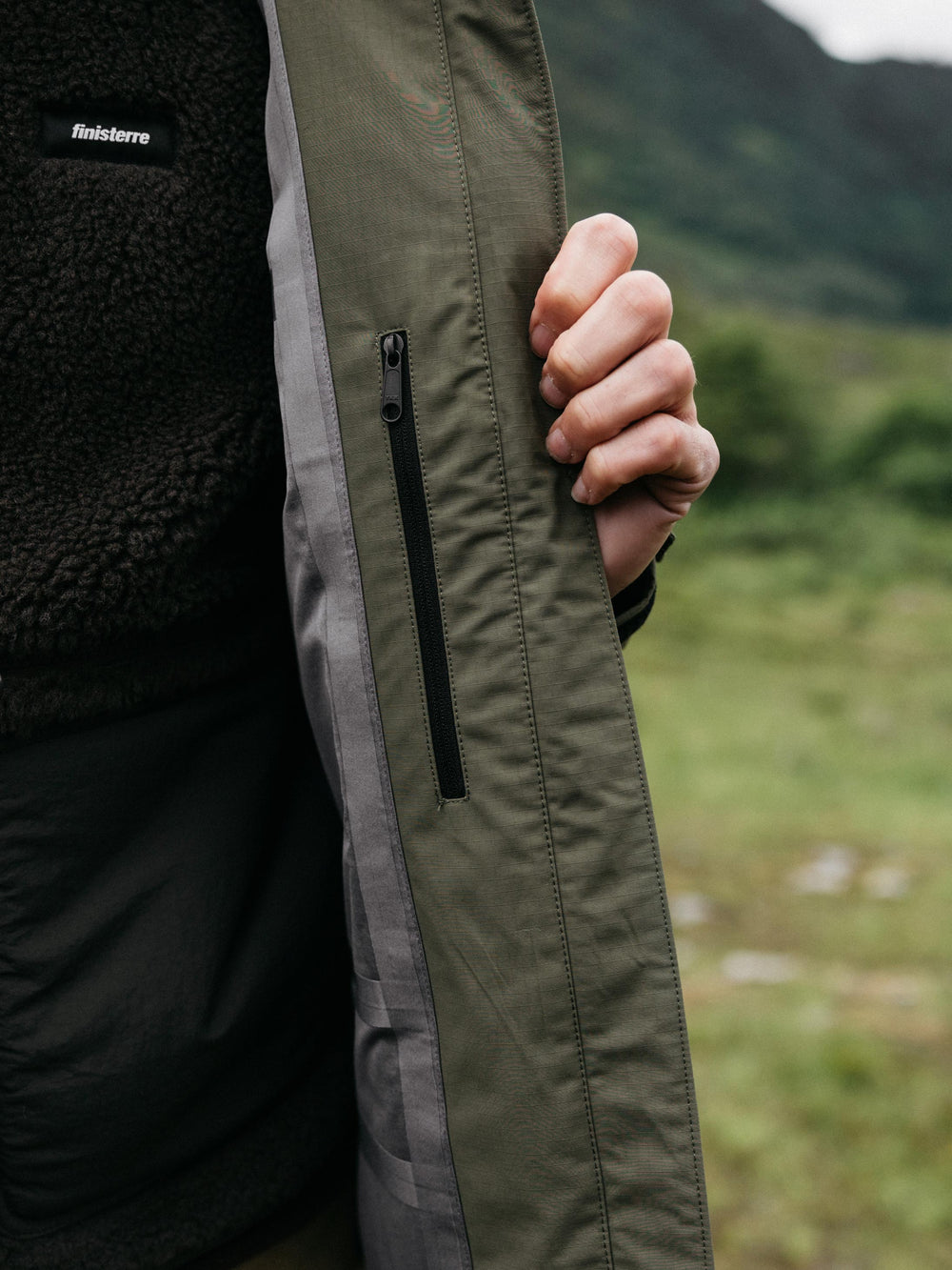 Stormbird Waterproof Jacket in Olive