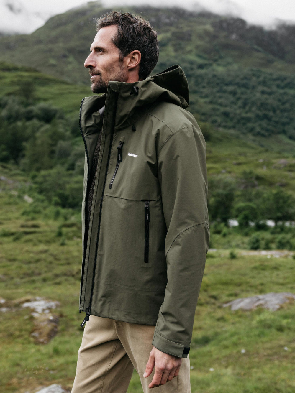 Stormbird Waterproof Jacket in Olive