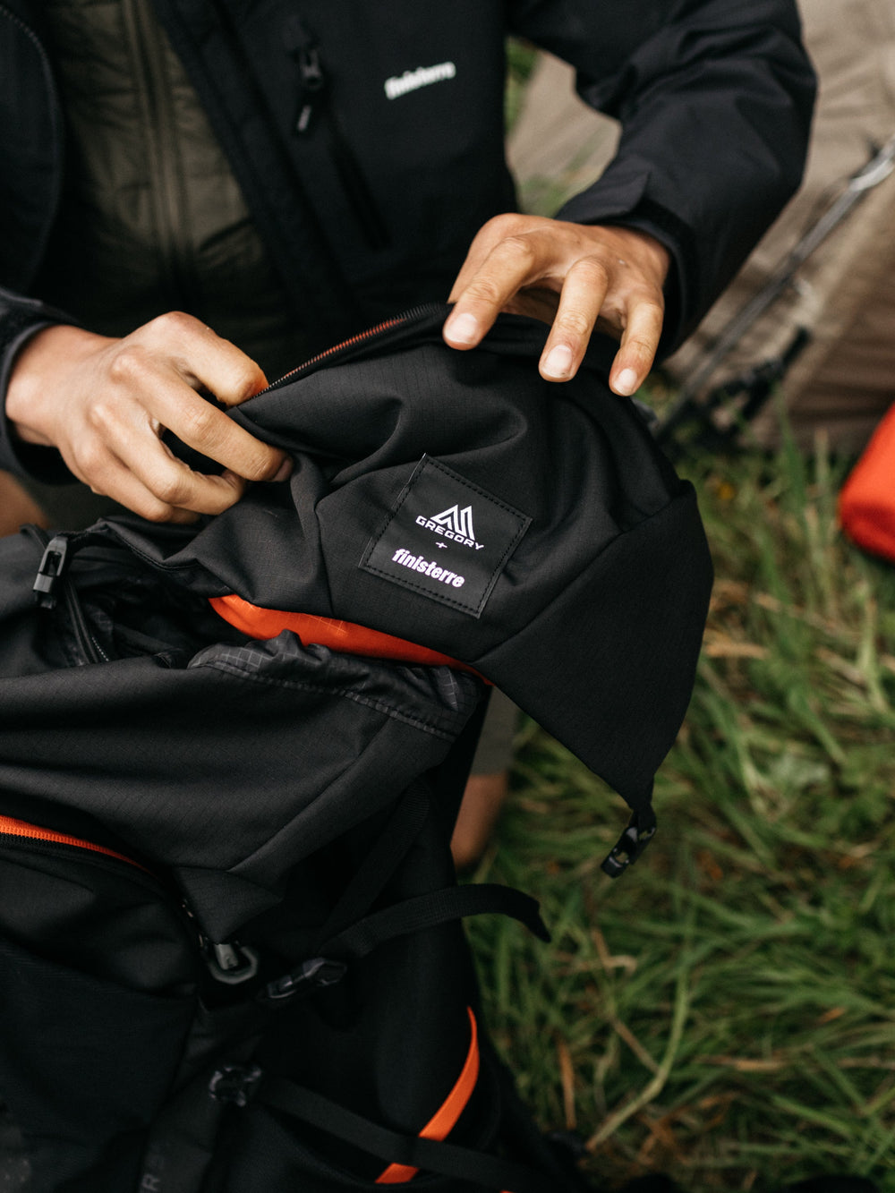 Finisterre + Gregory  Stout 55 Rucksack - Black