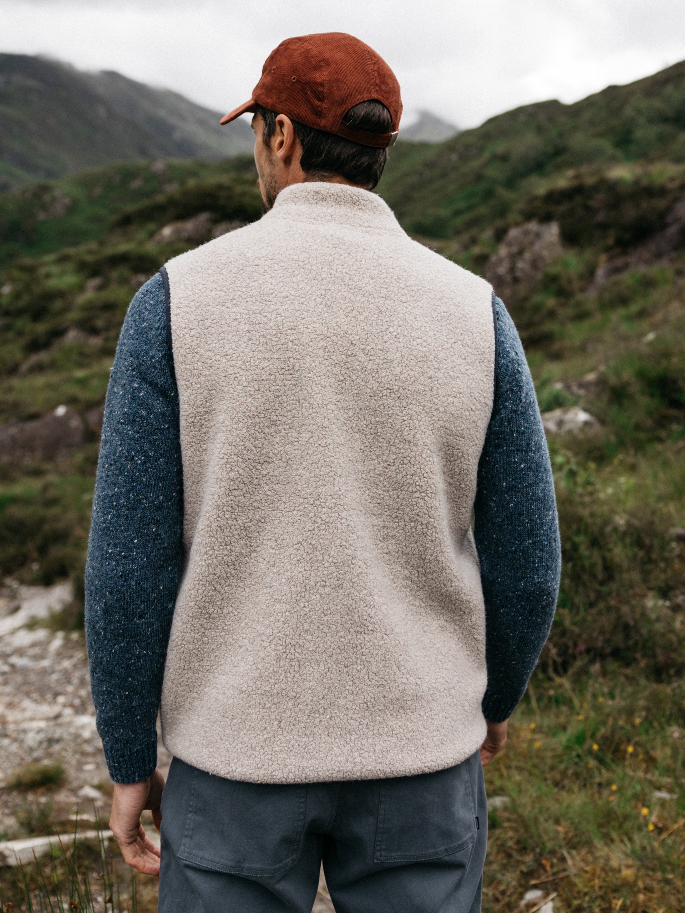 Recycled Wool Fleece Gilet - Hegen