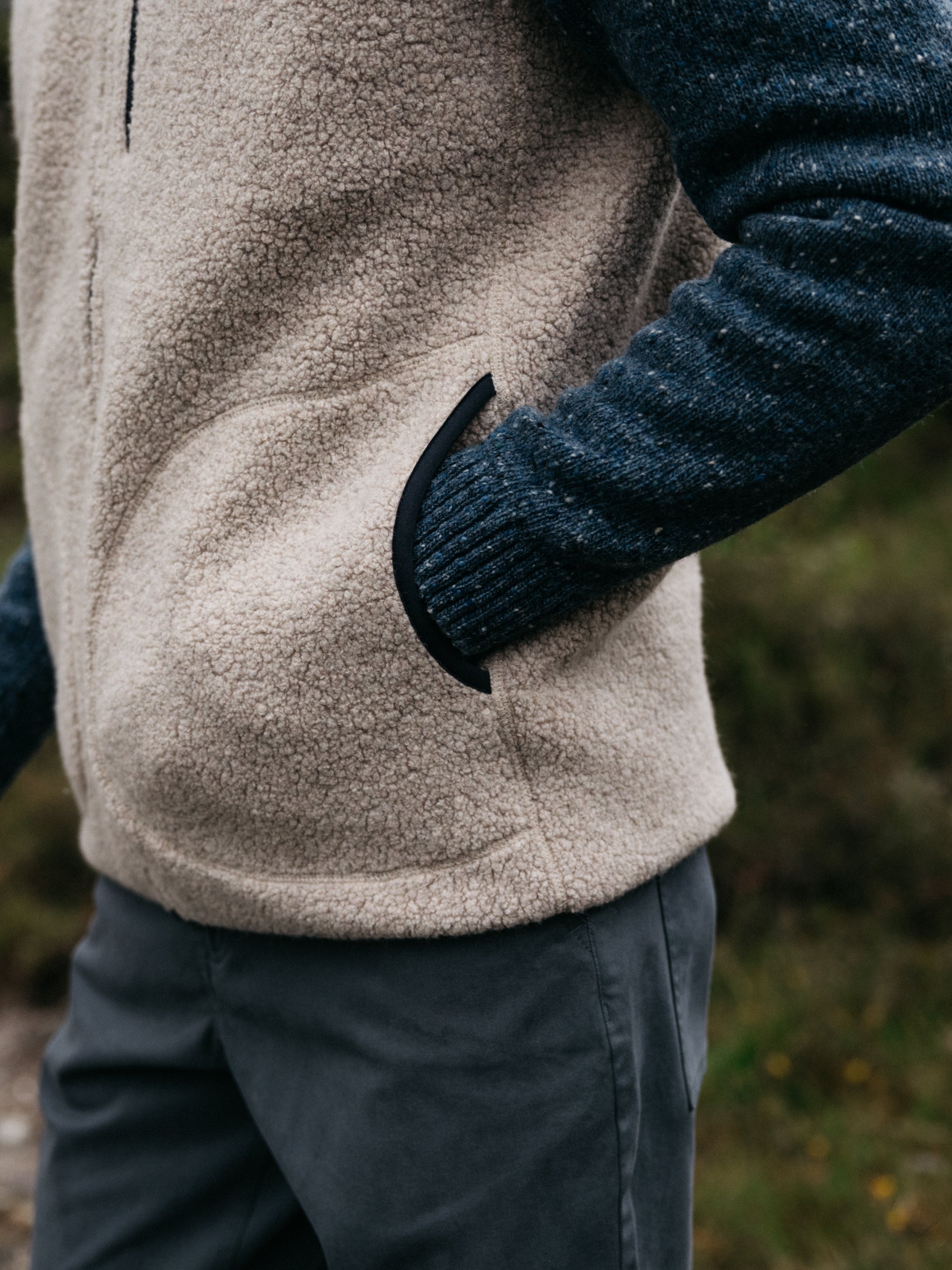 Recycled Wool Fleece Gilet - Hegen