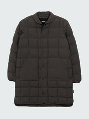 Recycled Quilted Coat in Raven Black - Lapwing