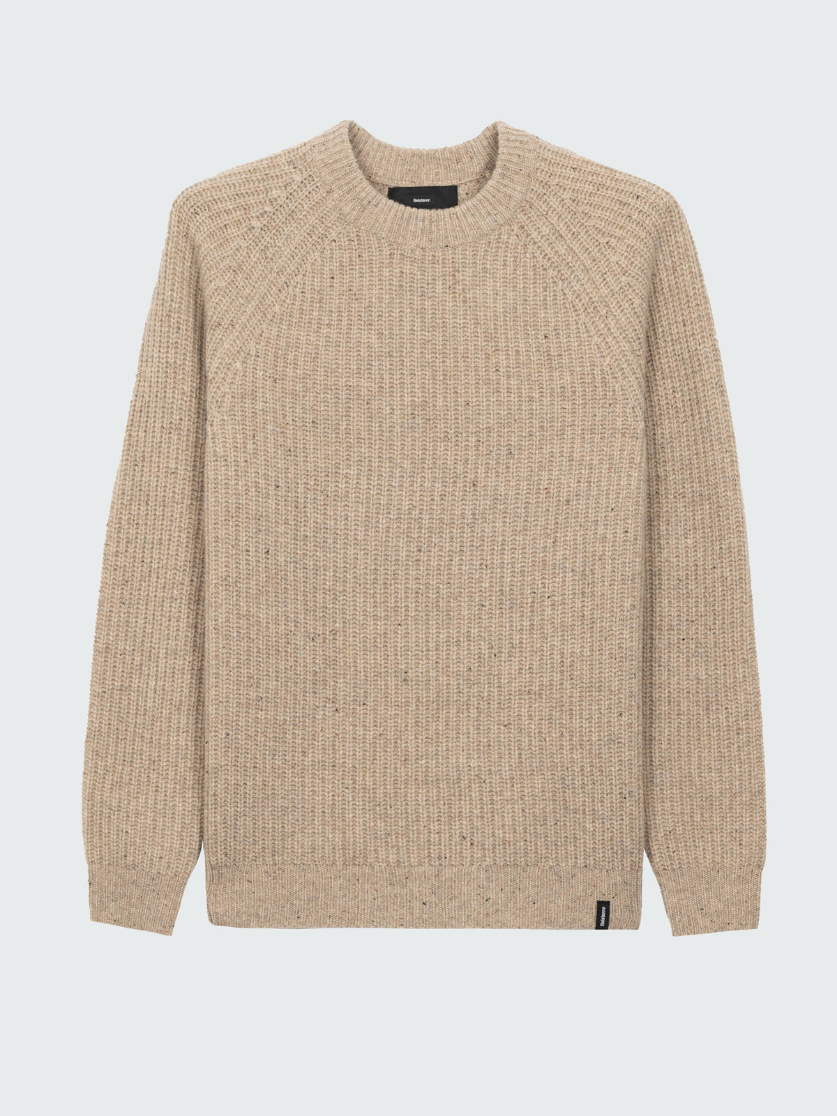 Wool Knit Jumper in Oatmeal - Mora