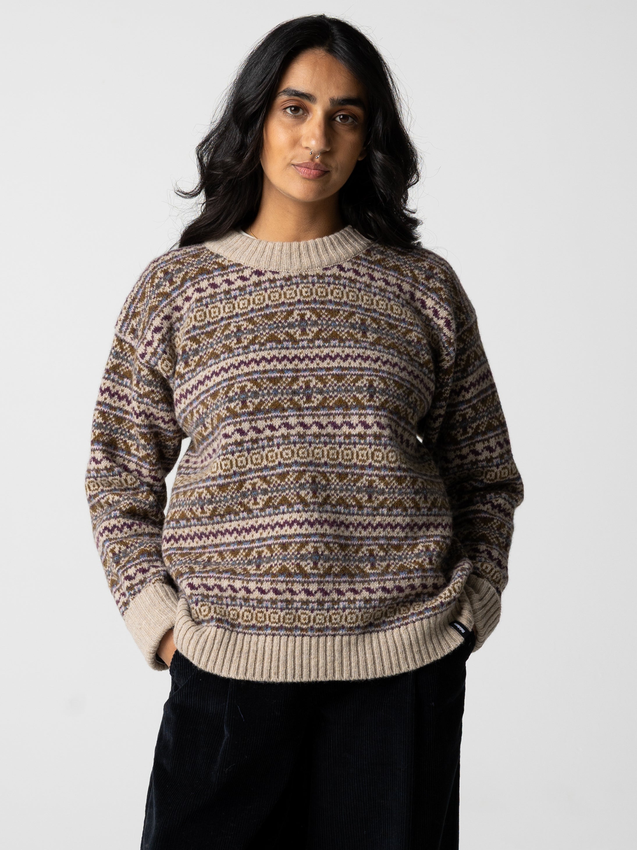 Wool Shetland Fair Isle Jumper