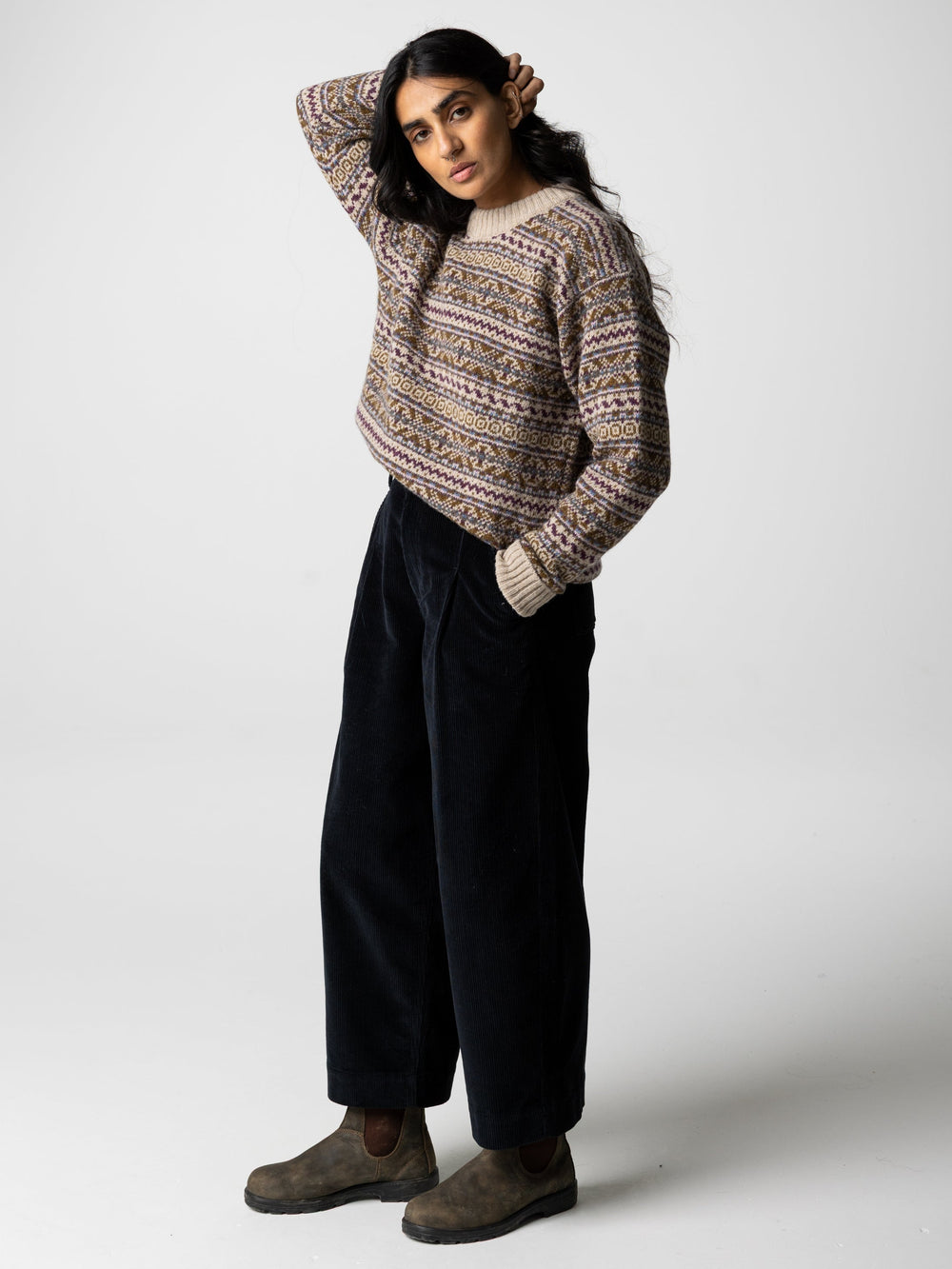 Wool Shetland Fair Isle Jumper