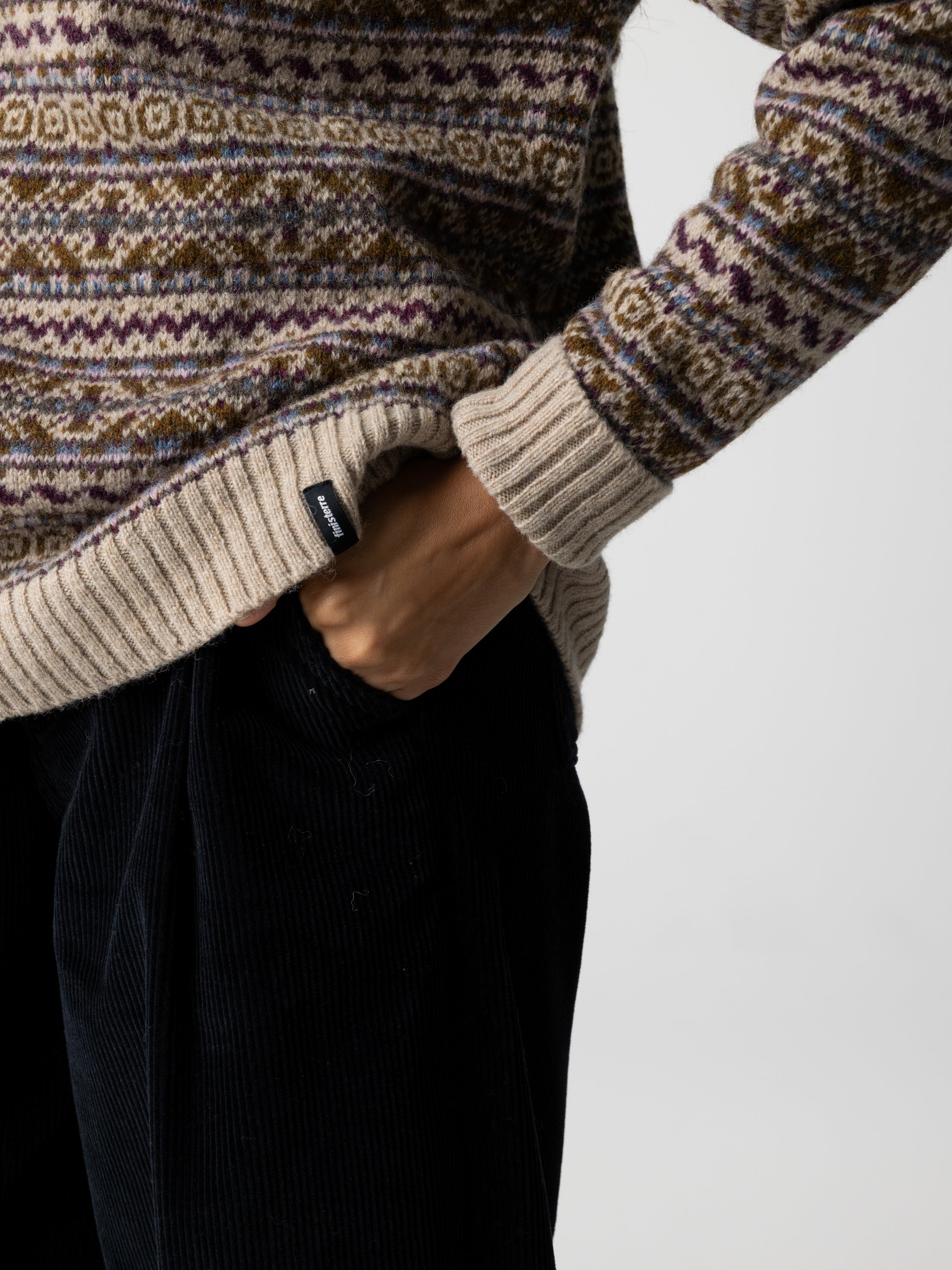Wool Shetland Fair Isle Jumper