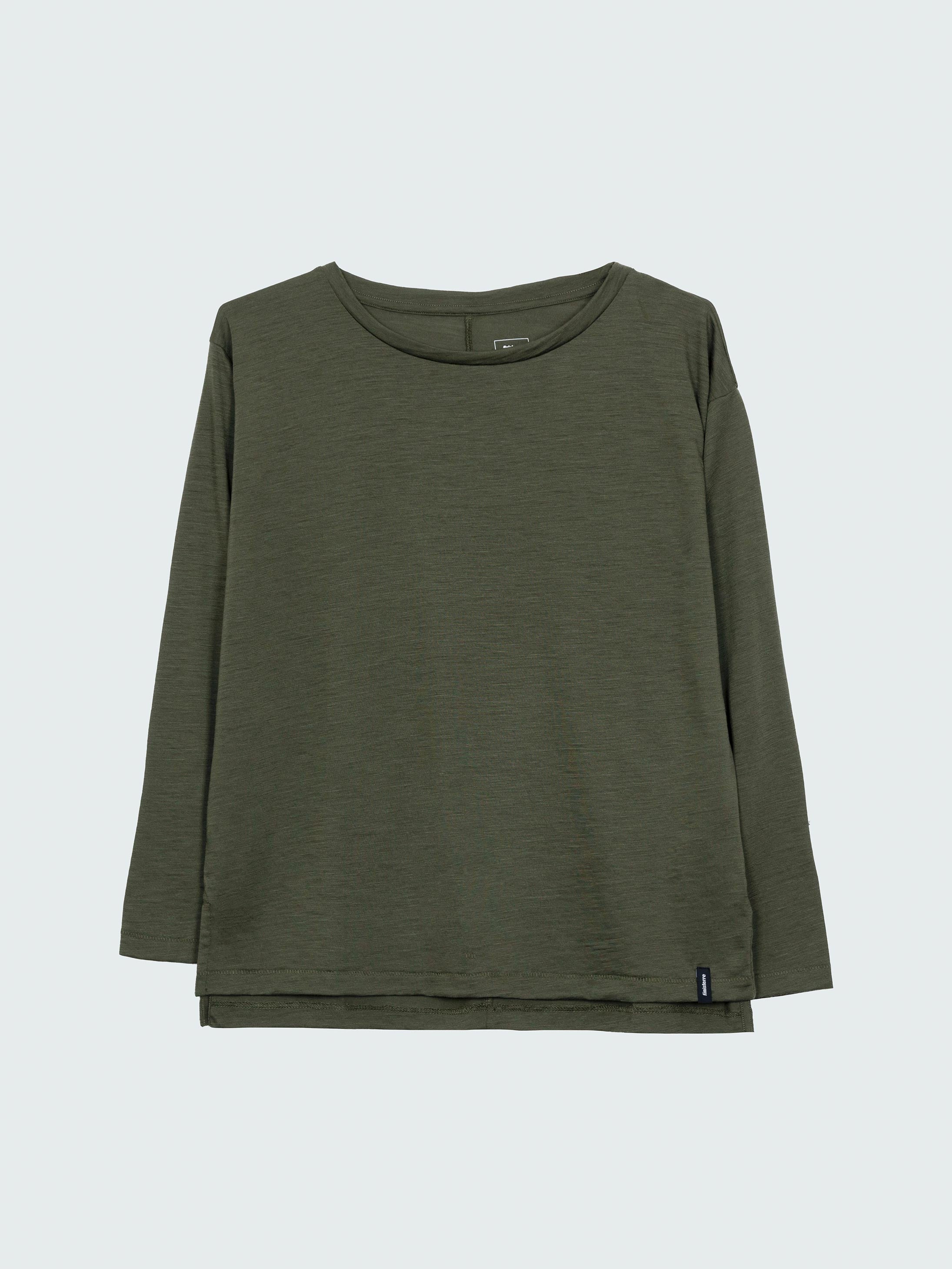 Merino Long Sleeve Baselayer in Olive - Seeker