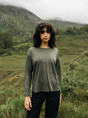 Merino Long Sleeve Baselayer in Olive - Seeker