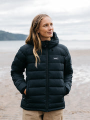 Recycled Insulated Jacket in Black - Nebulas