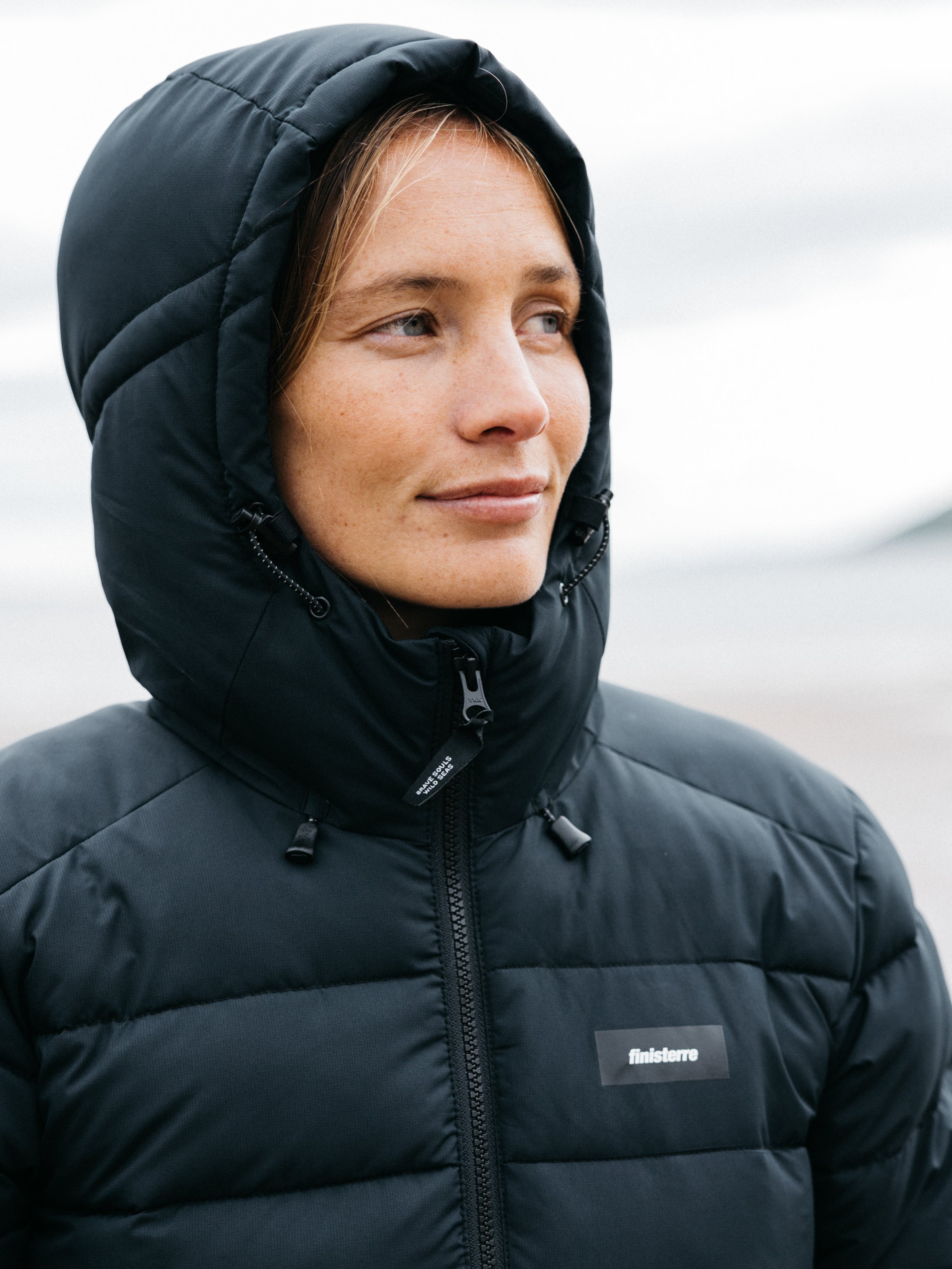 Recycled Insulated Jacket in Black - Nebulas