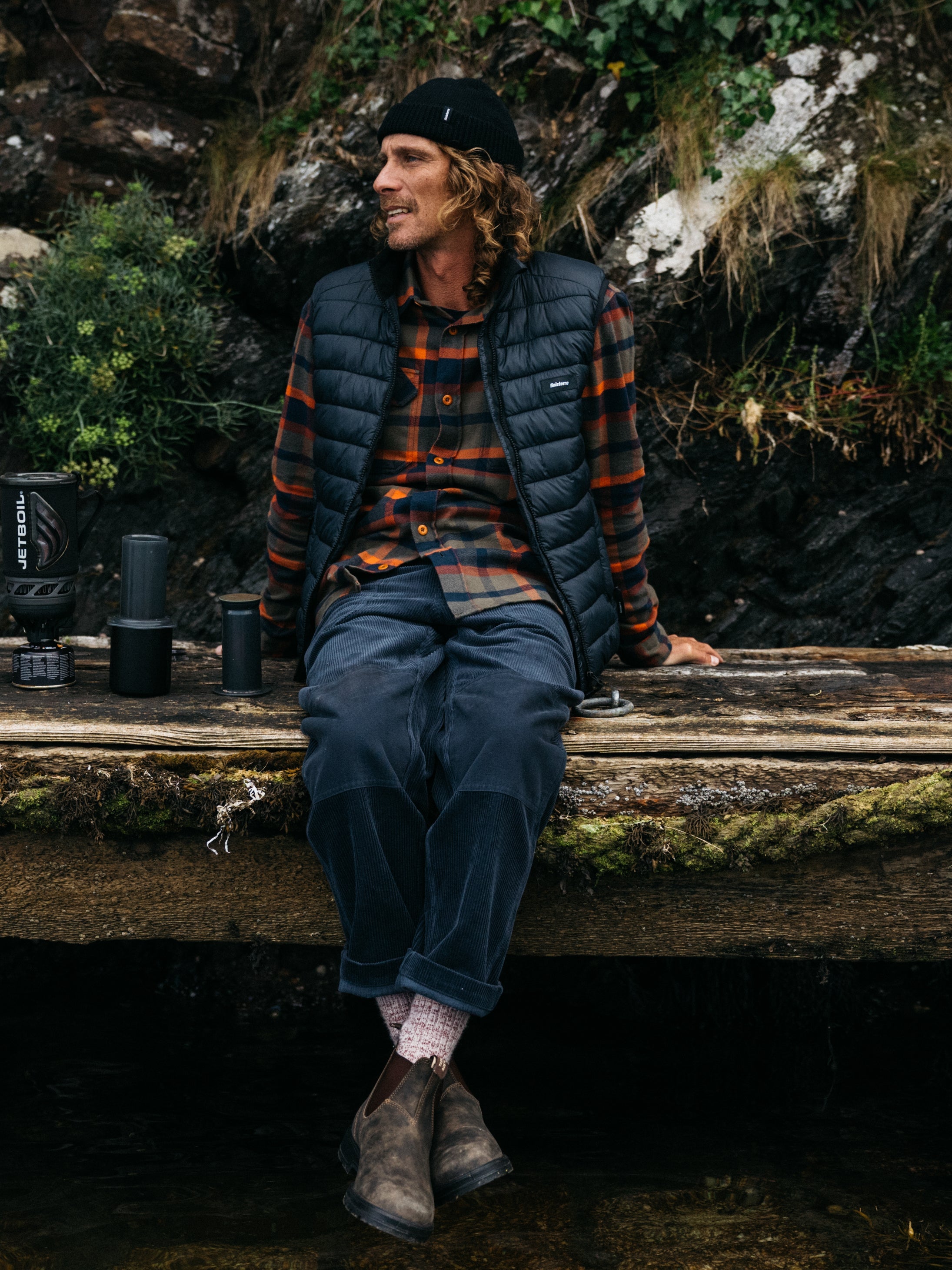Recycled Insulated Gilet in Black - Nimbus