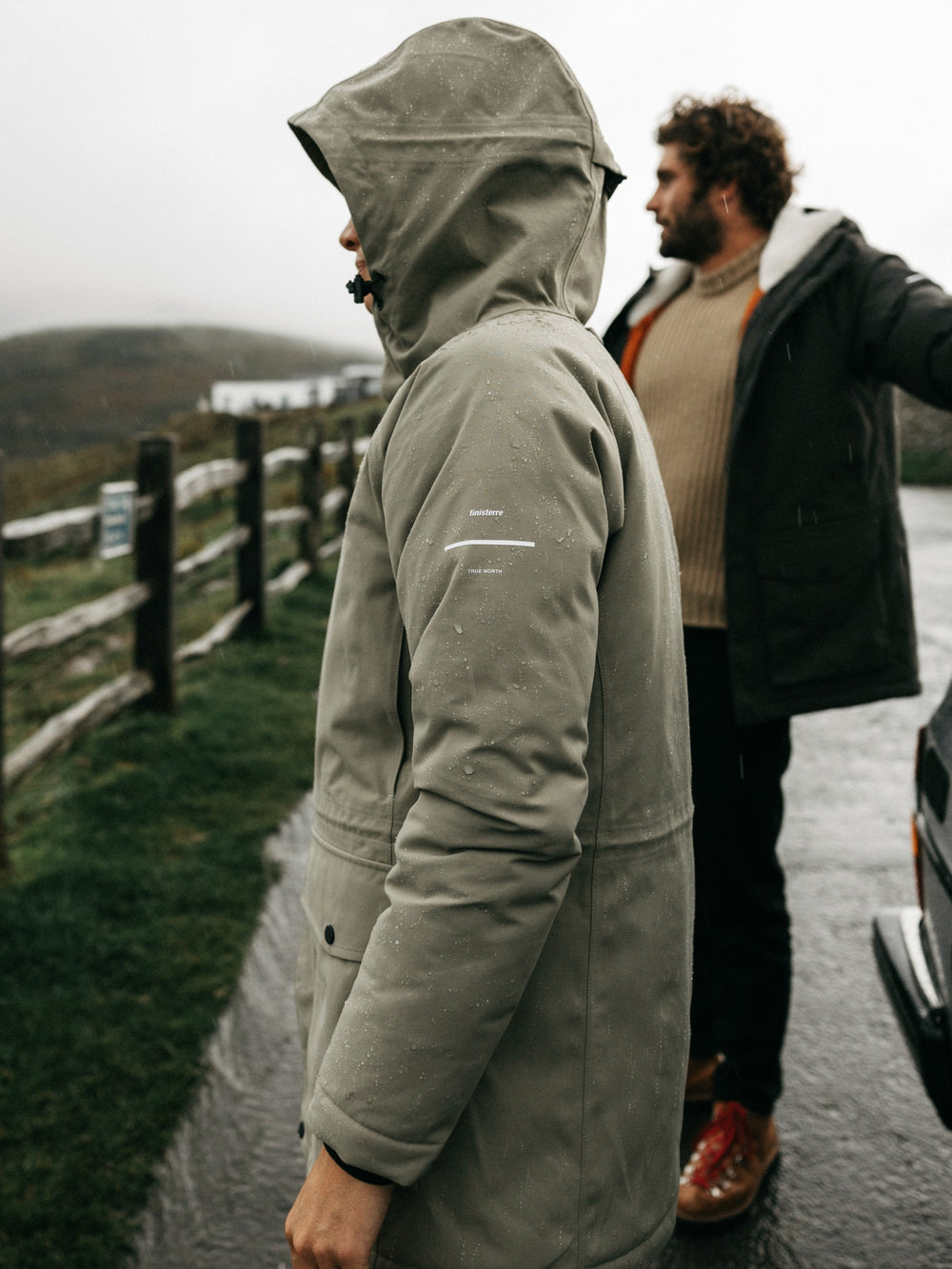 Parka Jacket in Willow Green - Vellus
