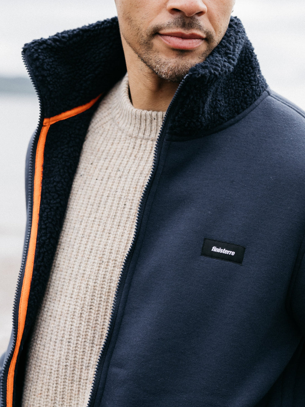 Goodwin Fleece in Navy