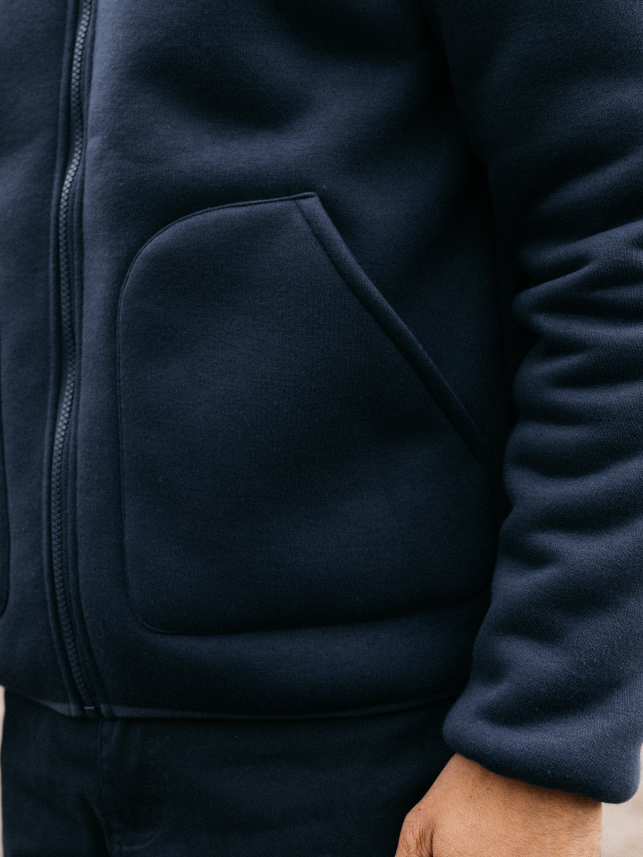 Goodwin Fleece in Navy